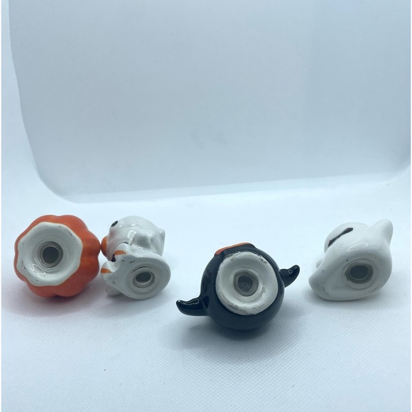 Lot of 4 Cracker Barrel Collectibles Ceramic Halloween Salt & Pepper Shakers - Picture 3 of 6